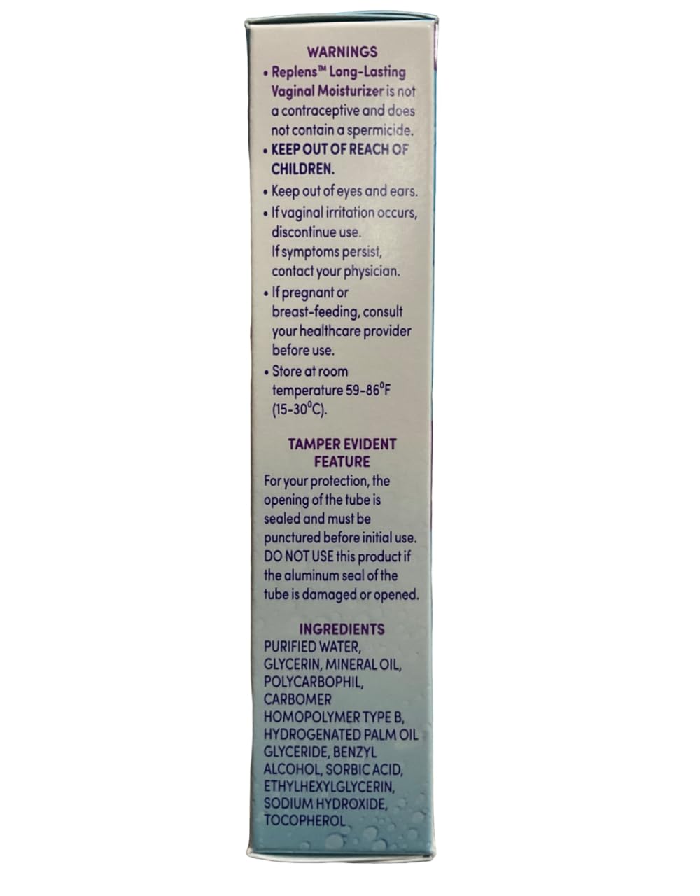 Replens Long-Lasting Vaginal Moisturizer with Reusable Applicator, 1.23 Ounce - Maple Wellness Supplements