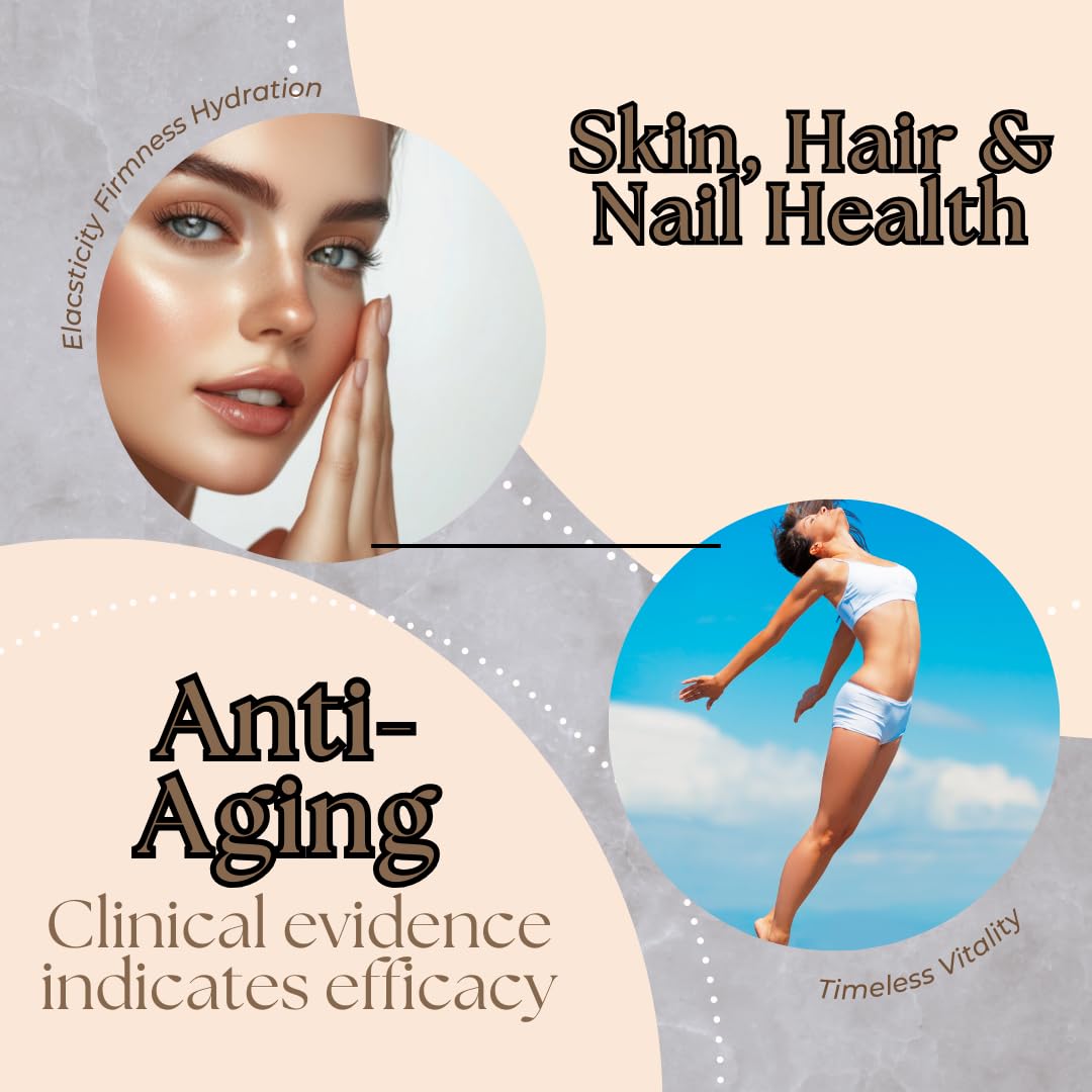 Research Labs 2 for 1 Promo 240 Collagen Pills - 6000 mg Per Day. Grass Fed Anti-Aging Support for Skin, Joints, Tendons, Bones, Hair and Nails. - Maple Wellness Supplements