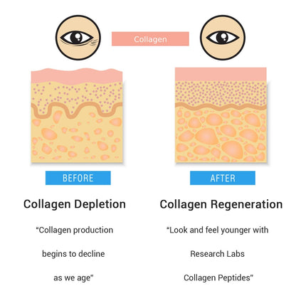 Research Labs 2 for 1 Promo 240 Collagen Pills - 6000 mg Per Day. Grass Fed Anti-Aging Support for Skin, Joints, Tendons, Bones, Hair and Nails. - Maple Wellness Supplements