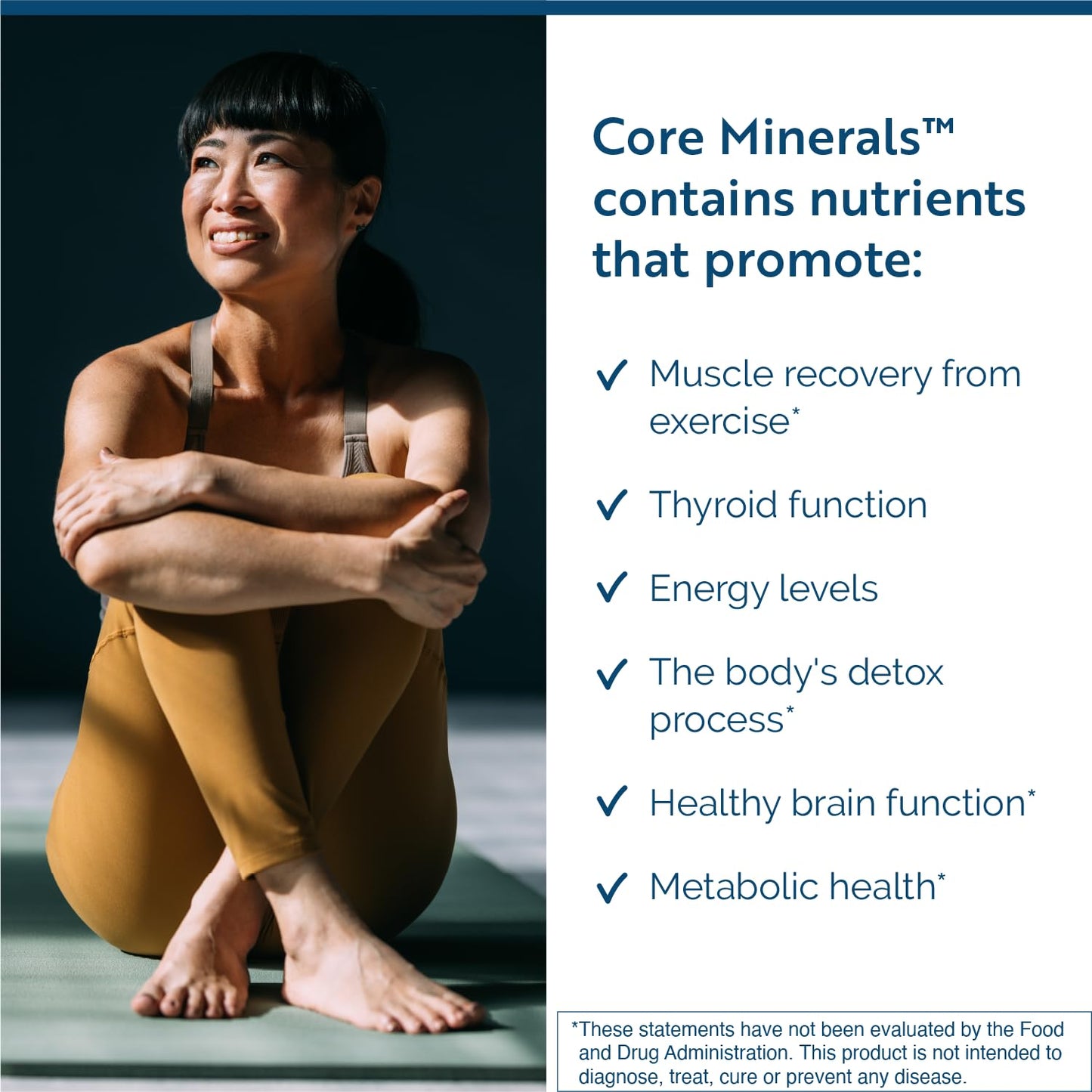 Researched Nutritionals Core Minerals - Daily Trace Minerals Supplement - Iron-Free Blend with Vitamin D3, Magnesium Glycinate & Iodine for Thyroid, Bone & Metabolic Support (120 ct) - Maple Wellness Supplements