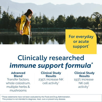 Researched Nutritionals Liposomal Glutathione (450mg) + Colostrum & Mushrooms Supplement for Immunity - Enhanced Immunity Duo - Tri-Fortify Watermelon + Transfer Factor Multi-Immune (2 Piece Set) - Maple Wellness Supplements