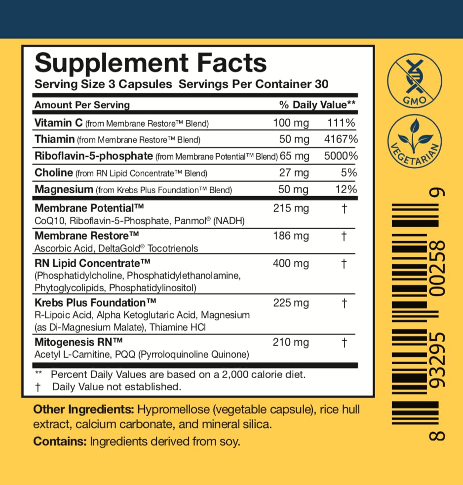Researched Nutritionals Mens & Womens Vitamins - Optimized Energy Duo - Adrenal Support & Mitochondrial Supplements to Promote Optimal Cellular Energy - ATP 360 & Multi-Plex - Maple Wellness Supplements