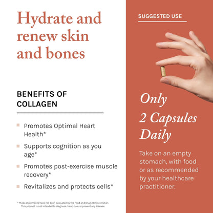 Reserveage Beauty Collagen Booster - Supplement for Skincare & Joint Health - Supports Healthy Collagen Production for Women - 60 Capsules (30 Servings) - Maple Wellness Supplements