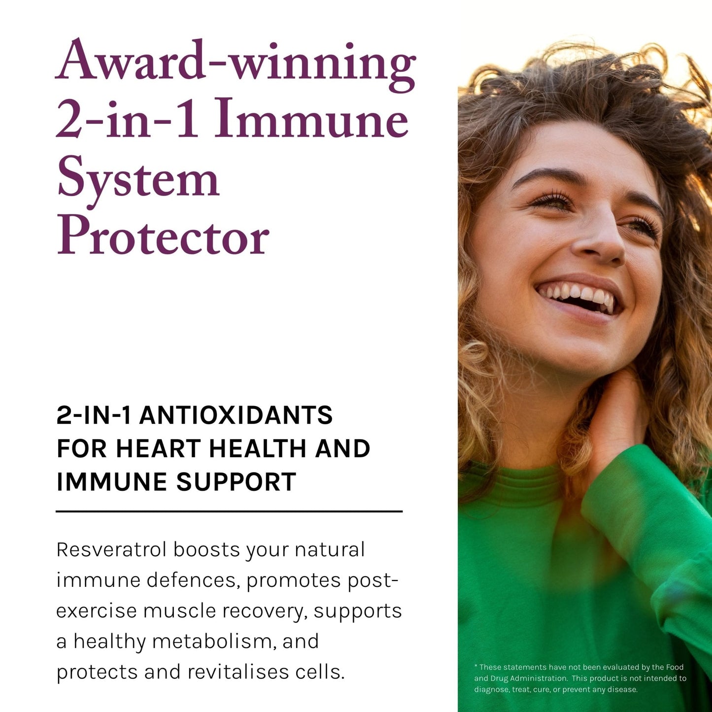 Reserveage Beauty, Resveratrol 500 mg with Pterostilbene, Antioxidant Supplement for Immune Support & Heart Health, Supports Healthy Aging - Maple Wellness Supplements