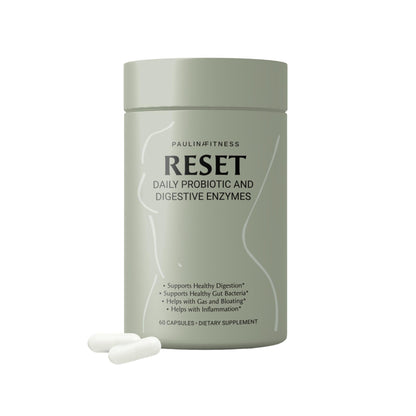 Reset Daily Probiotic + Prebiotic Plant Digestive Enzymes – Advanced Gut Reset for Women - Maple Wellness Supplements