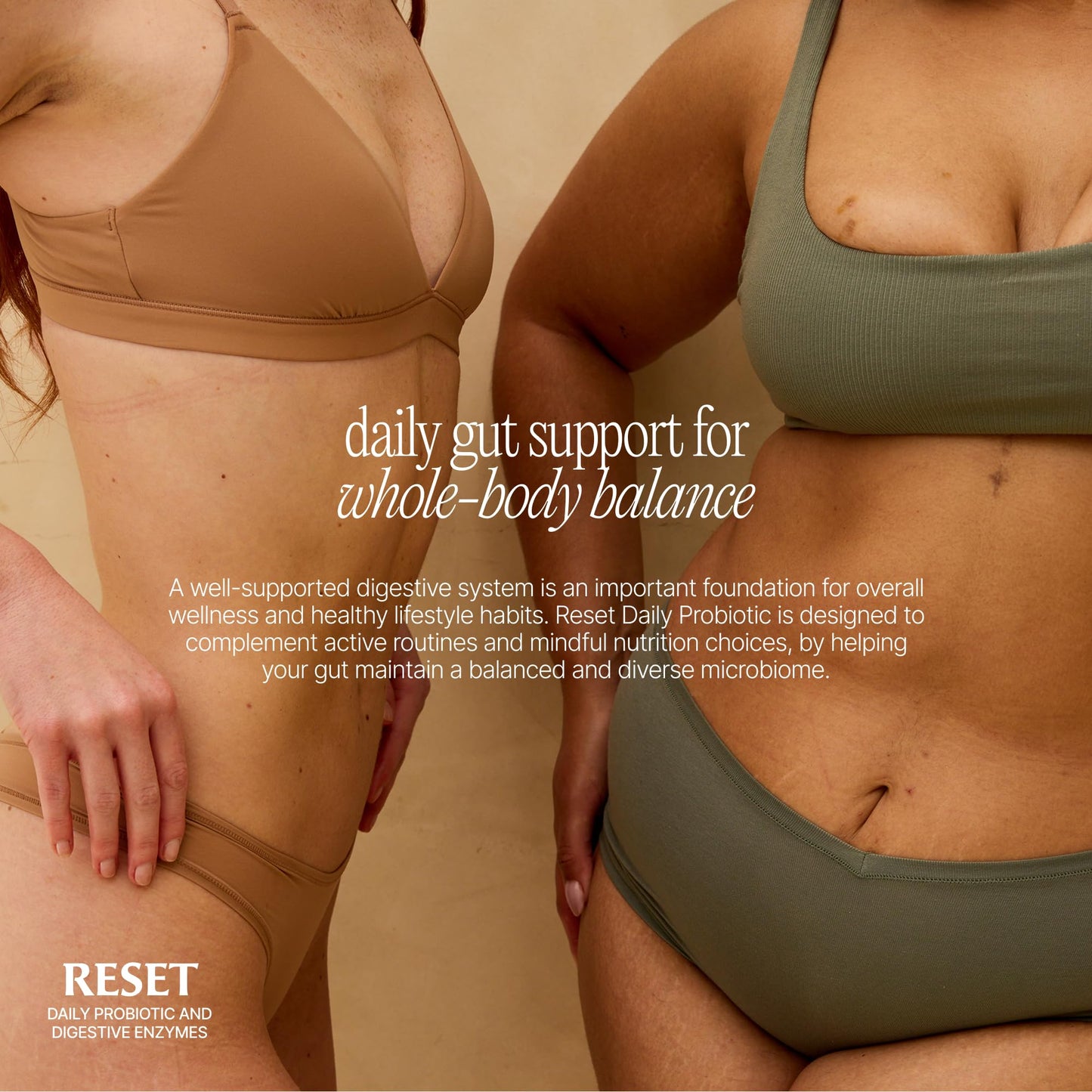 Reset Daily Probiotic + Prebiotic Plant Digestive Enzymes – Advanced Gut Reset for Women - Maple Wellness Supplements