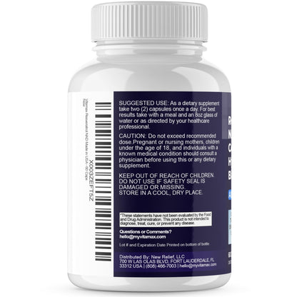 Resveratrol NAD+ Berberine Hyaluronic Acid - Biotin Grape & Blueberry + NAC - Collagen Peptides - Hair, Nail, Skin & Joint Supplement - 21-in-1 Women and Men - Maple Wellness Supplements