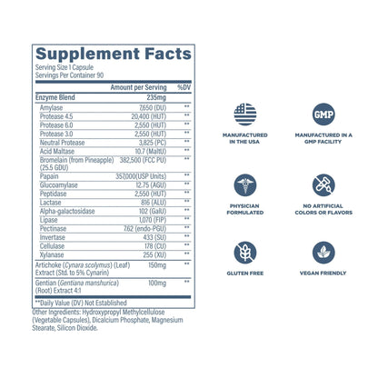 Revive MD Digest Aid, Digestive Support Supplement for Men & Women - Comprehensive Digestive Enzyme Blend with Probiotics & Prebiotics for Gut Health & Healthy Digestion - Maple Wellness Supplements