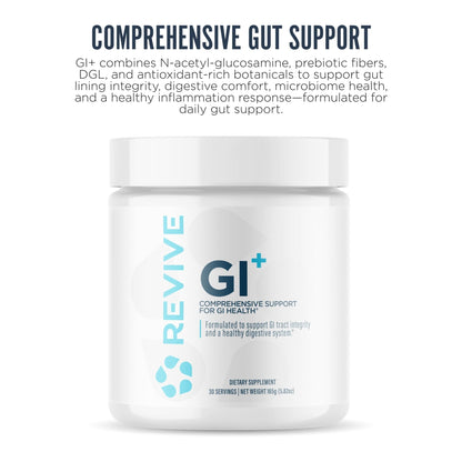 Revive MD Digestive Health Supplement, GI Plus (30 Servings) - Supports Gut Health for Women & Men - Promotes Regularity & Bowel Function - Maple Wellness Supplements
