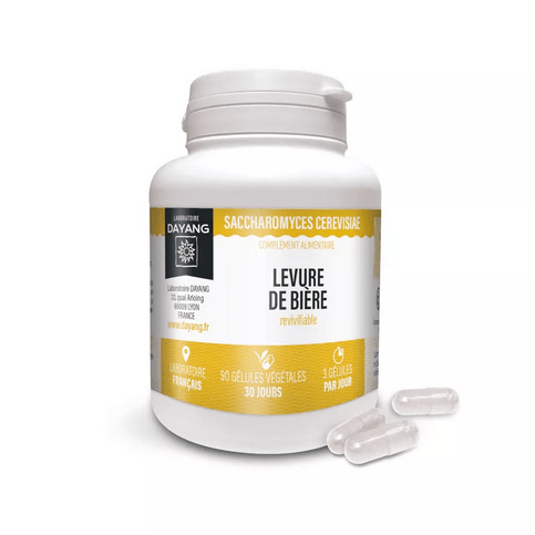 Revivifiable beer yeast - 90 capsules - DAYANG - Maple Wellness Supplements