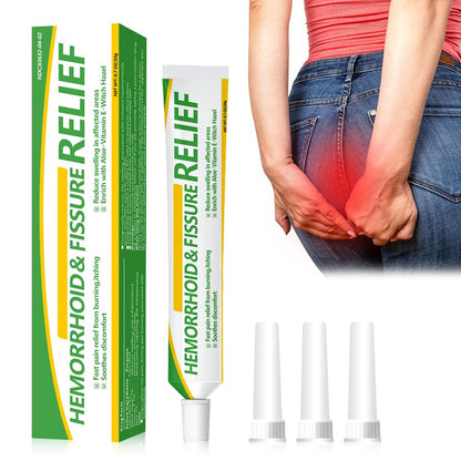 RHAICARE Hemorrhoid and Fissure Treatment Cream,Hemorrhoidal Ointment for Fast Acting Itch, Swelling, and Maximum Strength Pain Relief - Maple Wellness Supplements