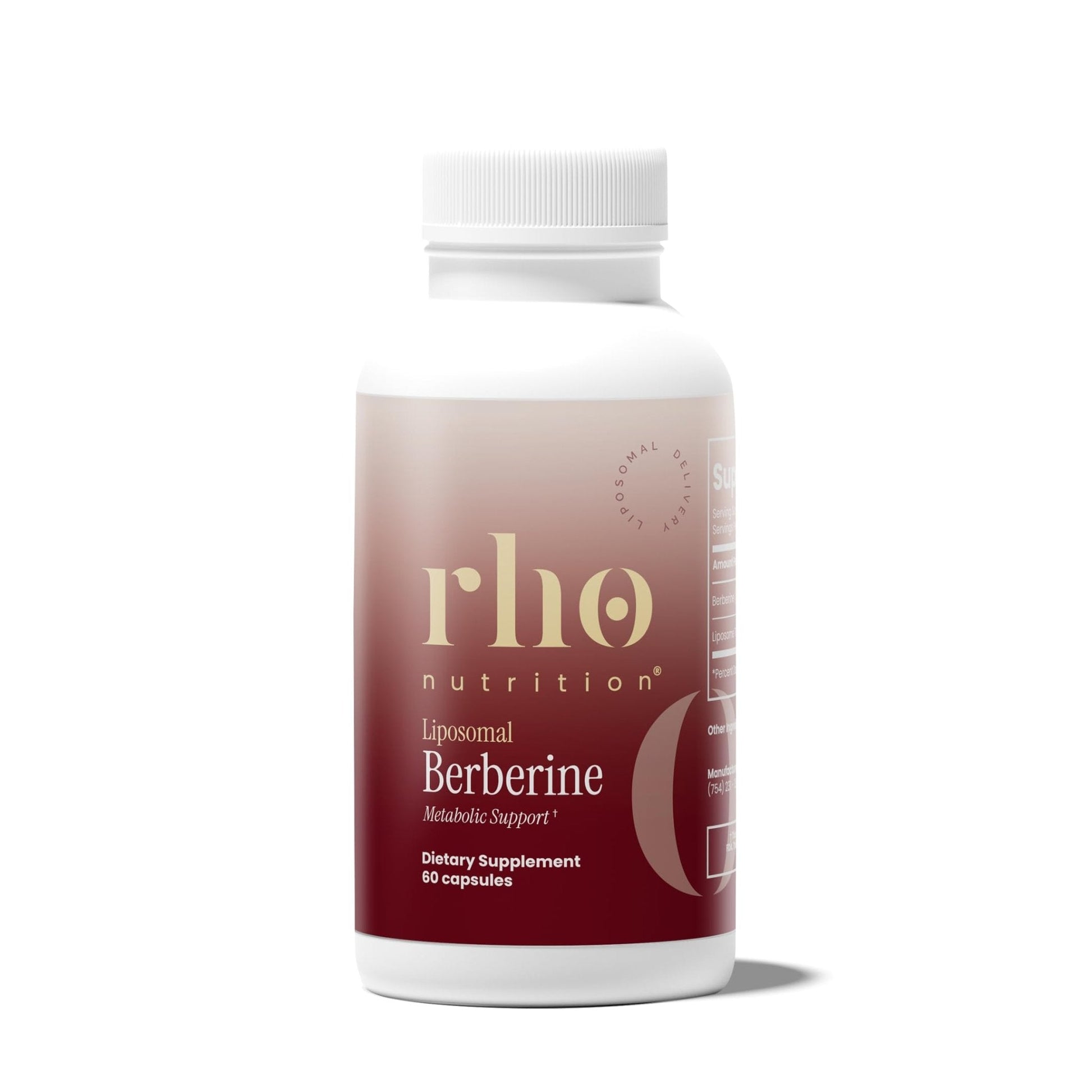 Rho Nutrition Liposomal Berberine Capsules - Ultra High Absorption Supplement – Supports Immune Function, Gut Health and Metabolic - Maple Wellness Supplements