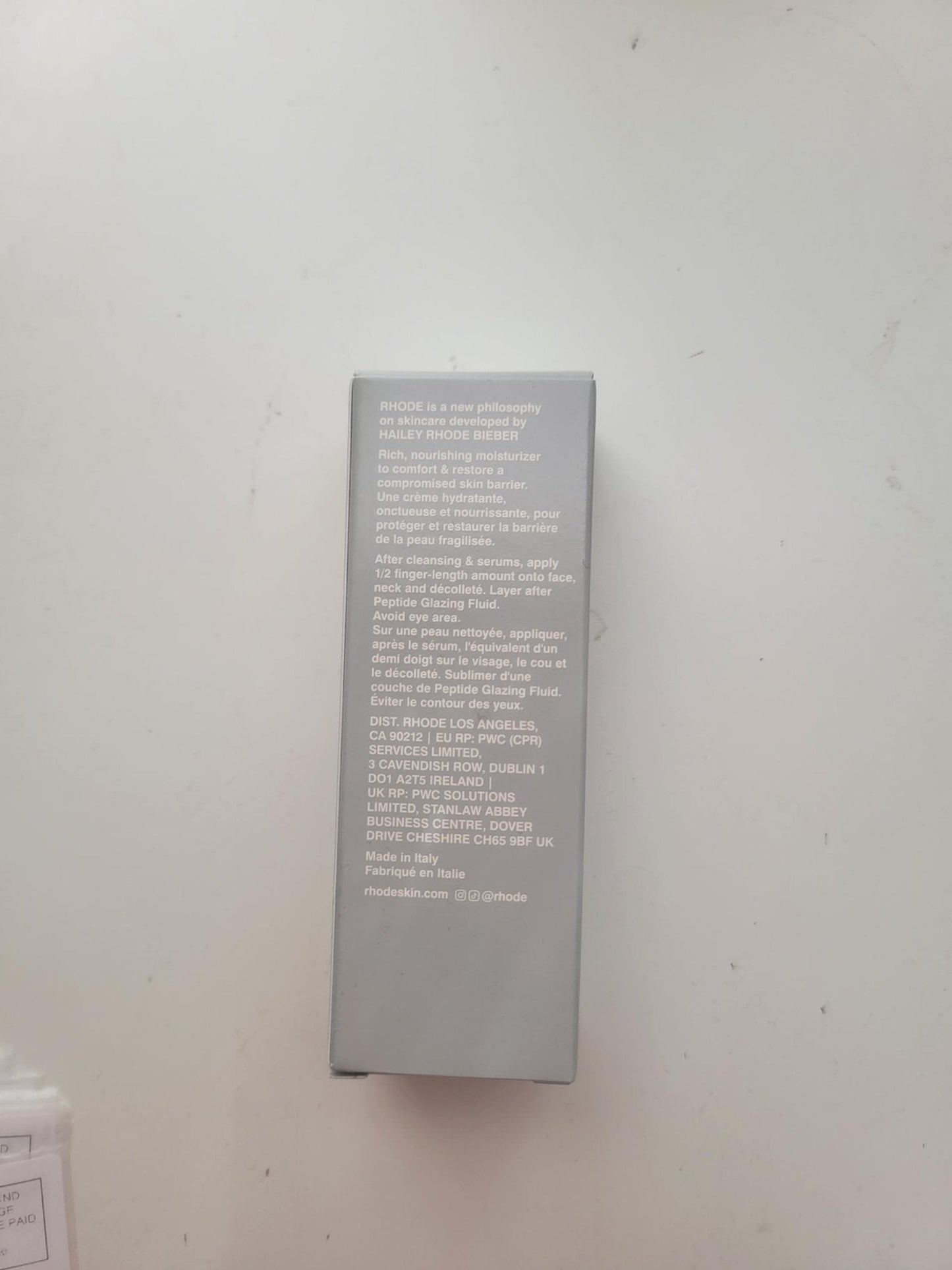 Rhode by Hailey Bieber Barrier Restore Cream 50ml/ 1.7oz., White - Maple Wellness Supplements