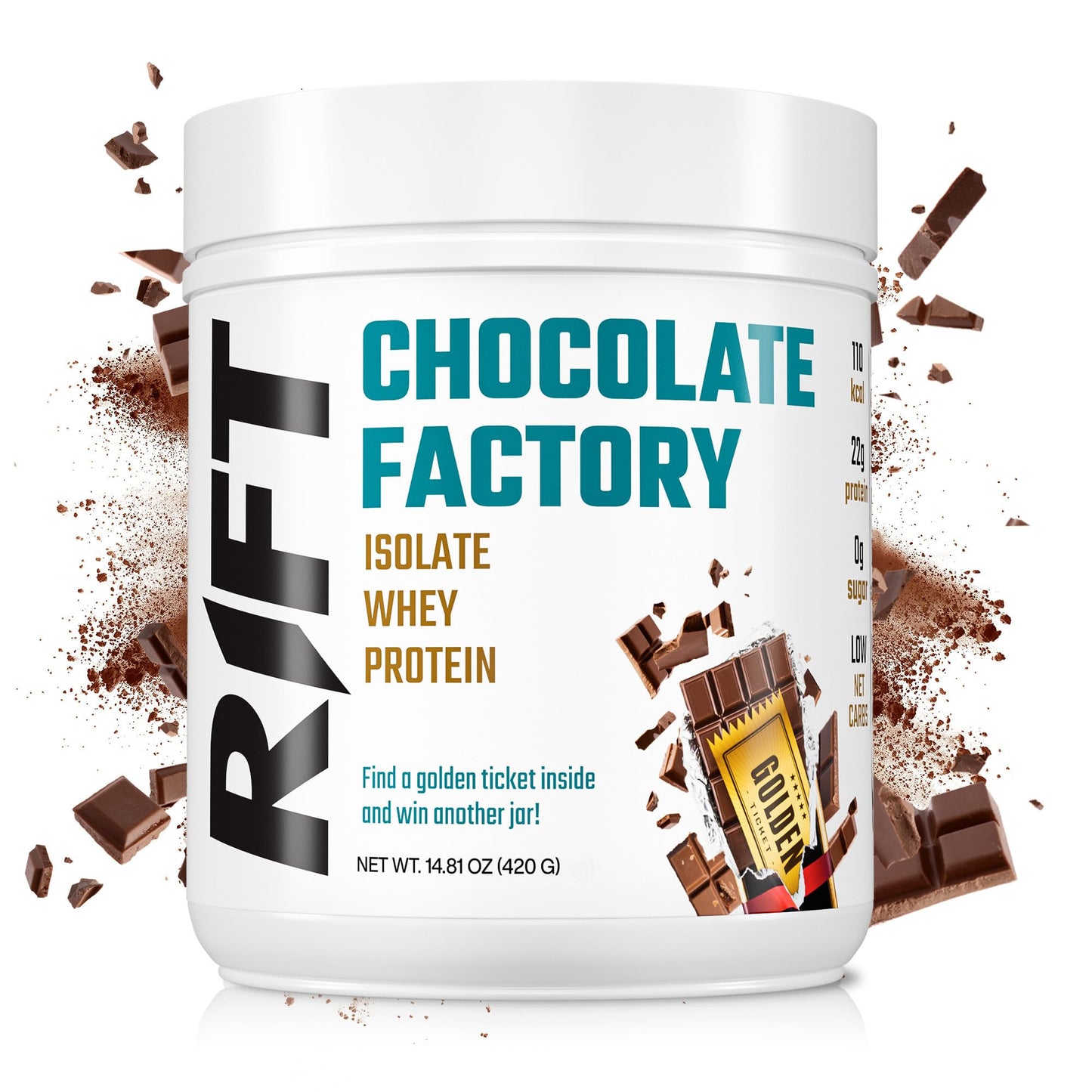 RIFT Chocolate Whey Protein Powder for Adult - Protein Isolate Powder Chocolate - Maple Wellness Supplements