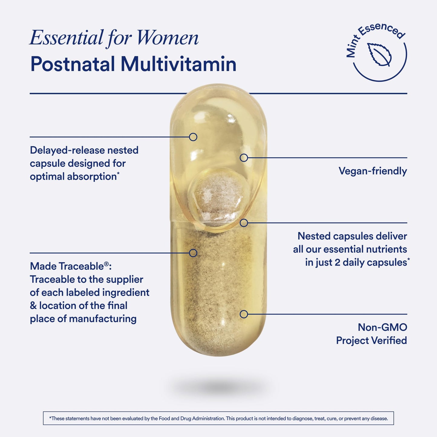 Ritual Postnatal Multivitamin and Gut Duo Supplements with Postnatal Vitamins and Synbiotic+: 3-in-1 Probiotic, Prebiotic, Postbiotic, Supports Lactation, and Gut Health, 30 Day Supply - Maple Wellness Supplements