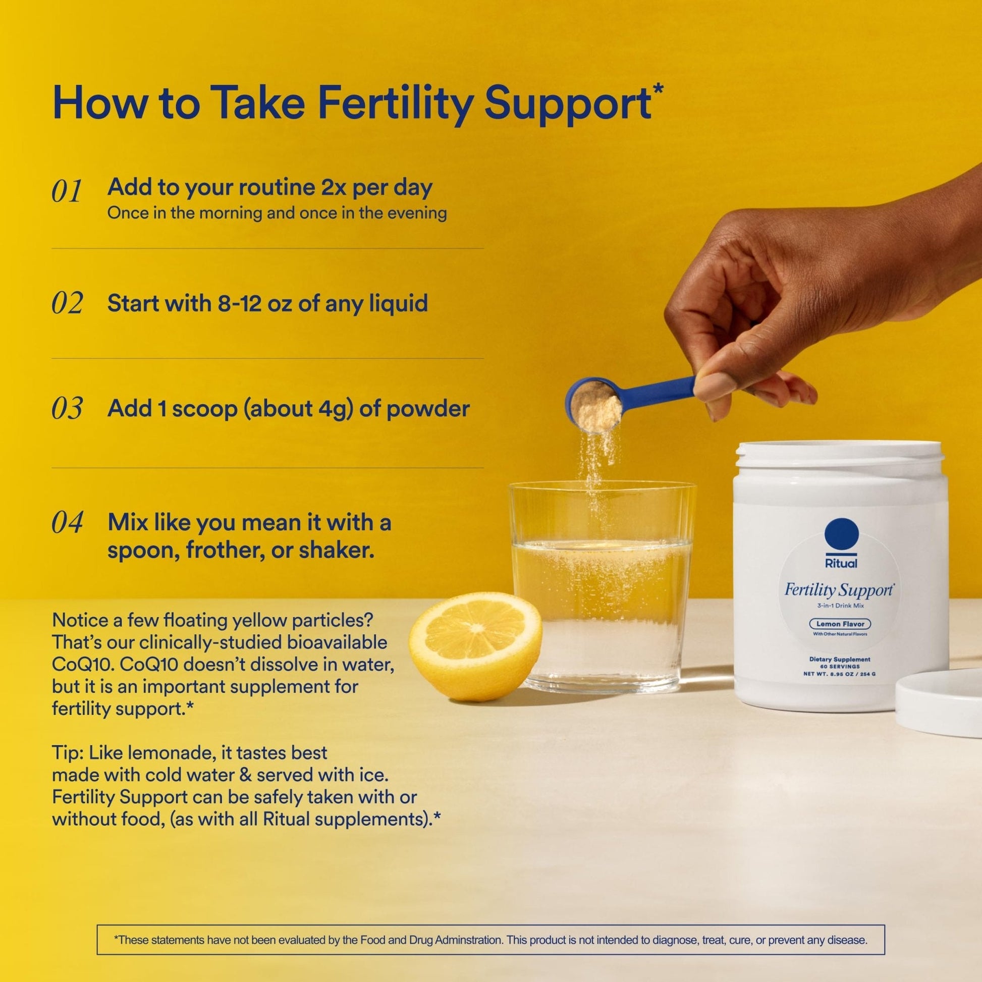 Ritual Preconception Bundle: Essential for Women Prenatal Multivitamin and Lemony Fertility Support Drink Mix Supplement with NAC, CoQ10, and Myo-Inositol. Vegan and Formulated to Support Her.* - Maple Wellness Supplements