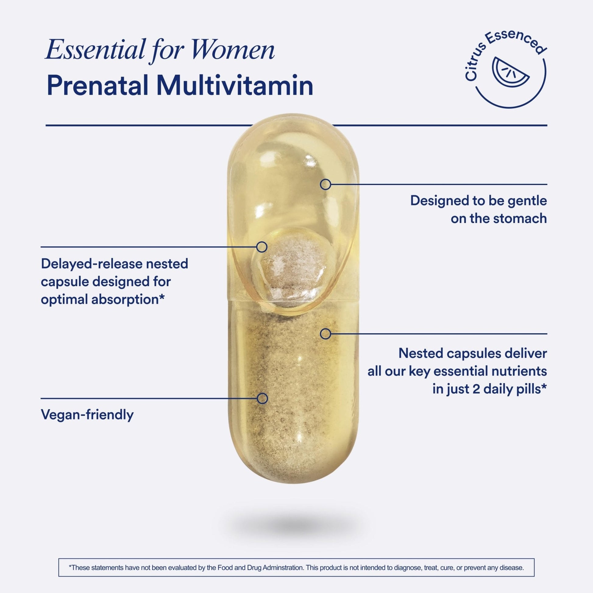 Ritual Preconception Bundle: Essential for Women Prenatal Multivitamin and Lemony Fertility Support Drink Mix Supplement with NAC, CoQ10, and Myo-Inositol. Vegan and Formulated to Support Her.* - Maple Wellness Supplements