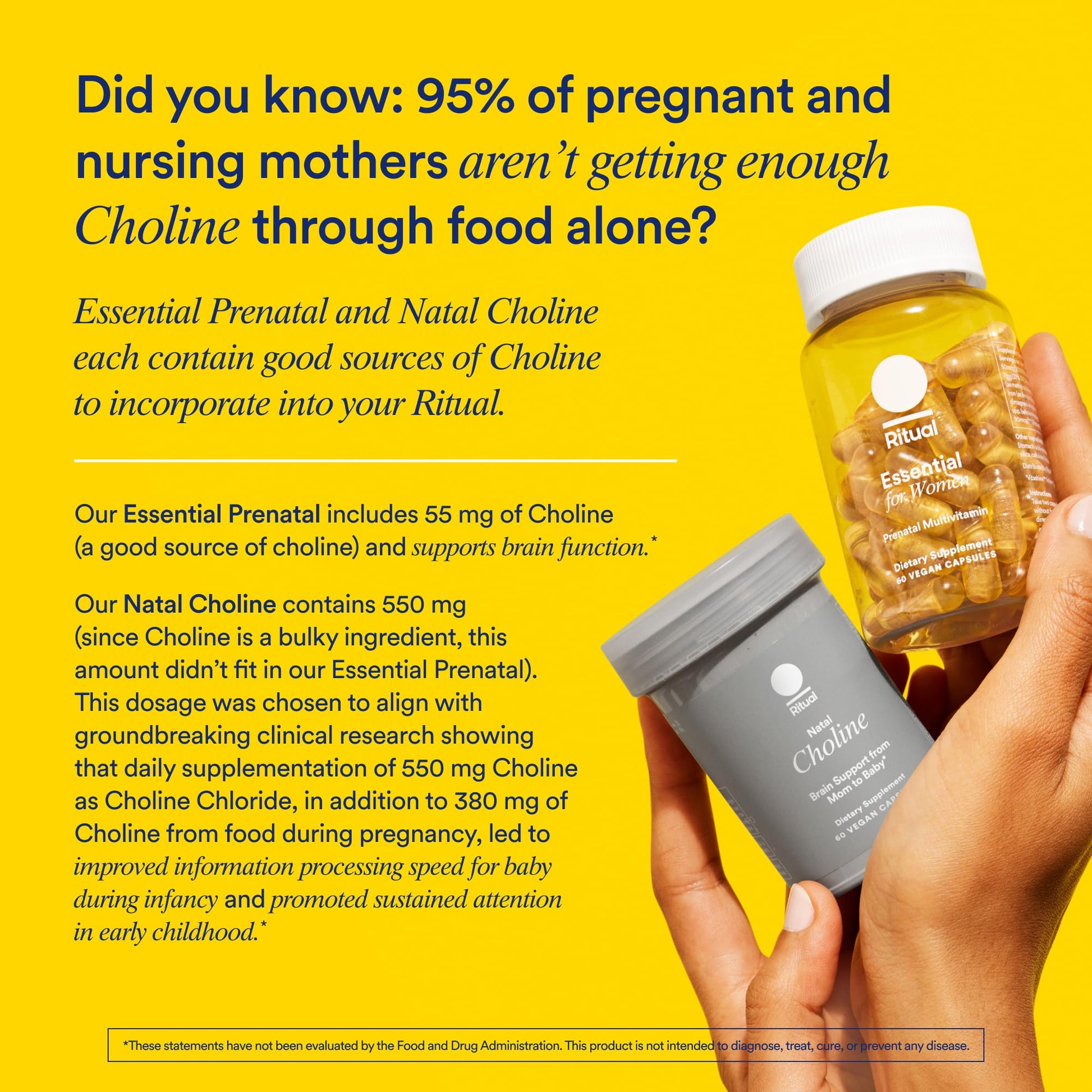 Ritual Prenatal Multivitamin For Women - Key Essential Vitamins and Minerals To Support Mom and Baby During Pregnancy* - Folate, Choline, Omega-3 DHA - Maple Wellness Supplements
