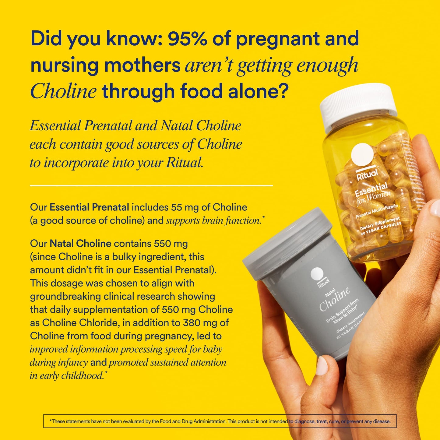 Ritual Prenatal Multivitamin for Women - Key Essential Vitamins and Minerals to Support Mom and Baby During Pregnancy* - Folate, Choline, Omega-3 DHA, Iron - Maple Wellness Supplements