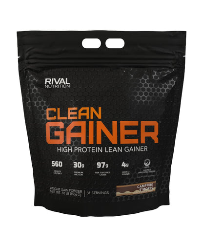 Rivalus Clean Gainer, S'Mores, 10 Pound - Maple Wellness Supplements