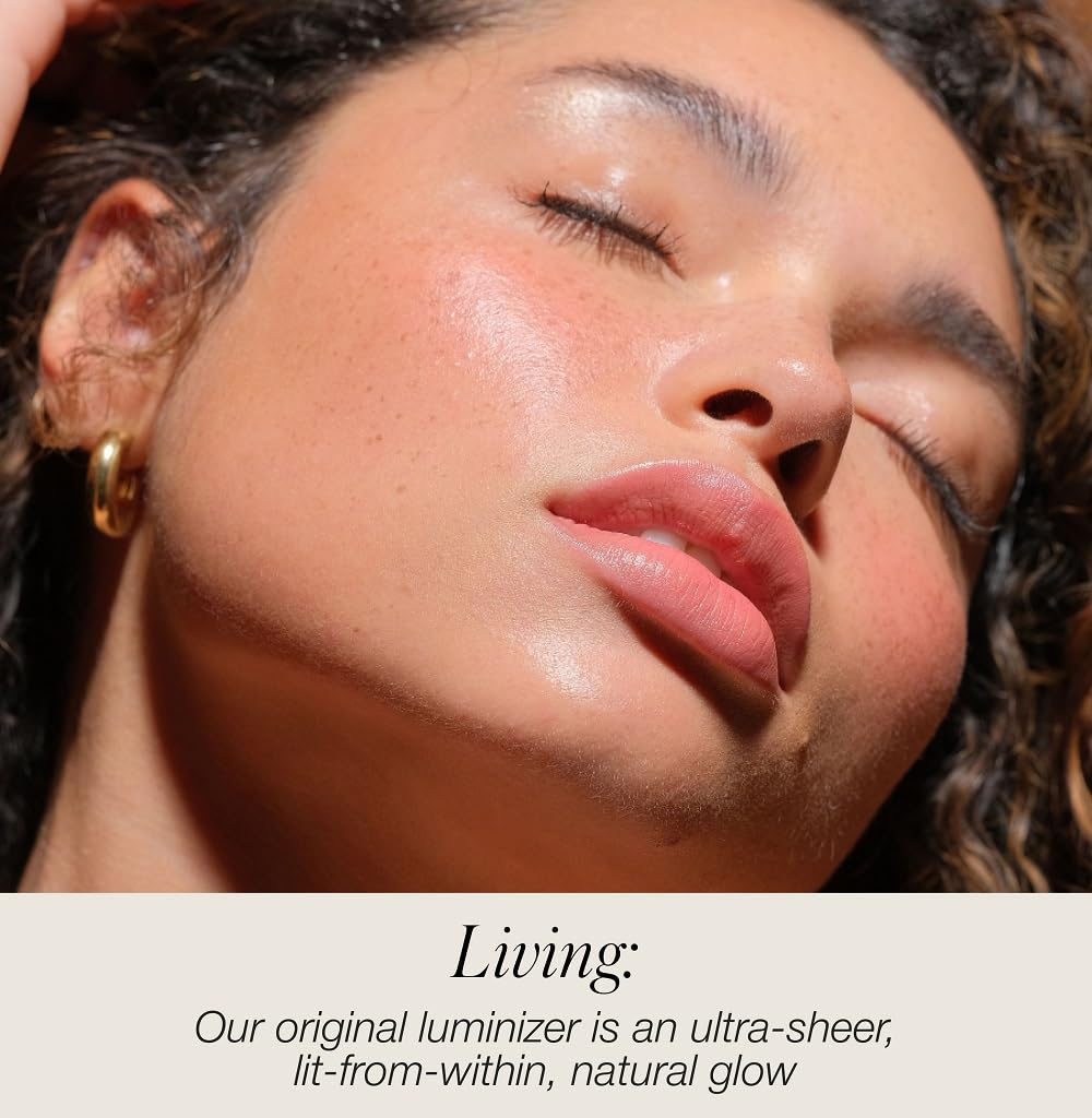 RMS Beauty Luminizer - Cream Highlighter Makeup, Luminous Dewy Makeup Highlighter Eyeshadow, Body Shimmer, Face Highlighters & Luminizers, Glow Makeup - Maple Wellness Supplements