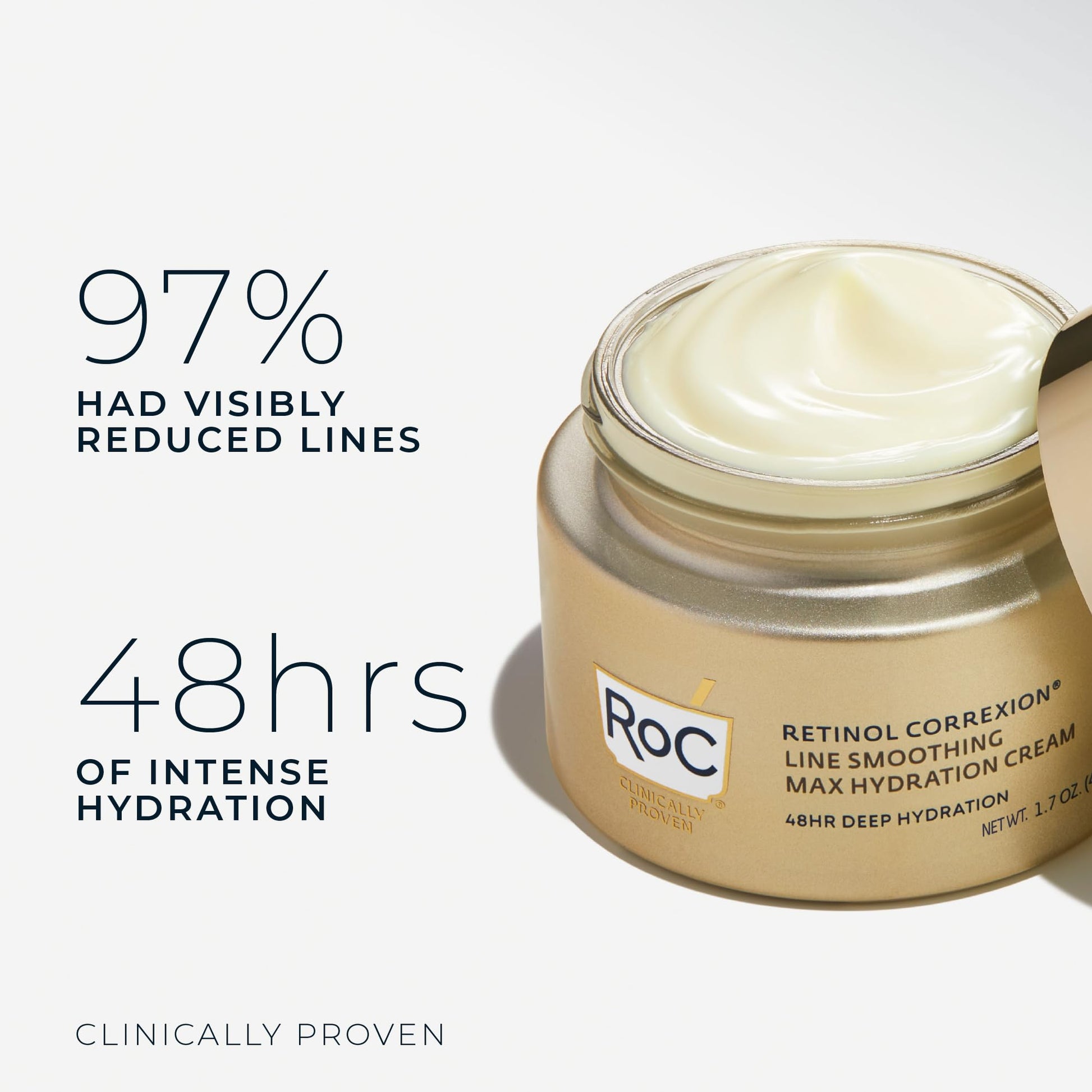 RoC Retinol Correxion Max Daily Hydration Anti-Aging Face Moisturizer with Hyaluronic Acid - Maple Wellness Supplements