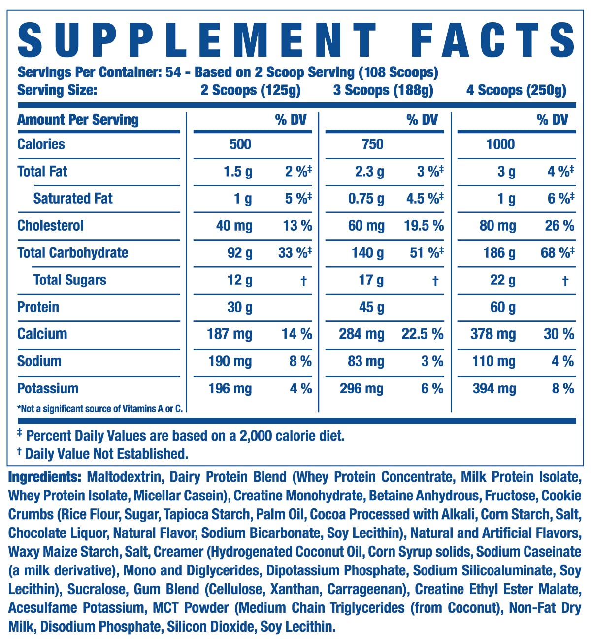 Ronnie Coleman Signature Series King Mass XL Mass Gainer Protein Powder, Muscle - Maple Wellness Supplements