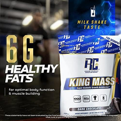 Ronnie Coleman Signature Series King Mass XL Mass Gainer Protein Powder, Muscle Gaine - Maple Wellness Supplements