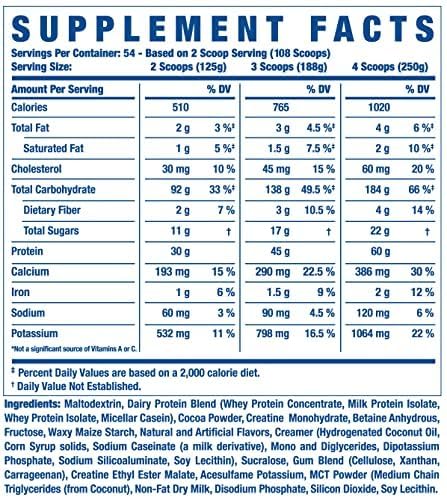 Ronnie Coleman Signature Series King Mass XL Mass Gainer Protein Powder, Muscle Gaine - Maple Wellness Supplements