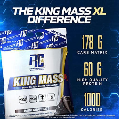 Ronnie Coleman Signature Series King Mass XL Mass Gainer Protein Powder, Muscle Gainer - Maple Wellness Supplements