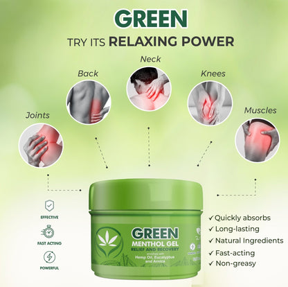 Ross D’Elen Green Menthol Gel Small - 3 Pack (3) - Maple Wellness Supplements