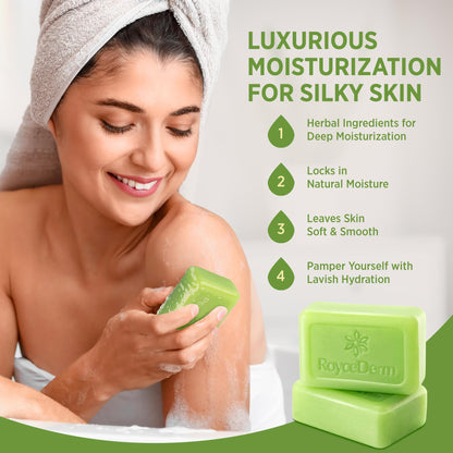 Roycederm Antifungal Bar Soap - Tea tree Oil Soap - Athlete’s Foot Treatment for Jock Itch & Ringworm - Maple Wellness Supplements