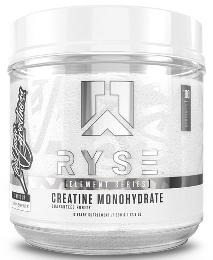 RYSE Creatine Monohydrate Powder - Unflavored - Supports Men & Women Lean Muscle Growth, Strength, Power, and Endurance - Helps Reduce Fatigue and Improve Workout Recovery - 100 Servings. - Maple Wellness Supplements