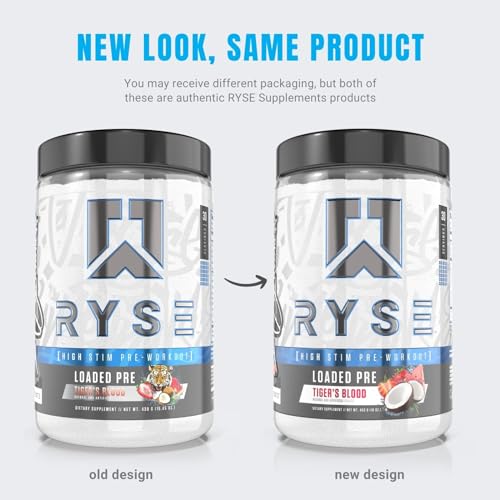 RYSE Up Supplements Loaded Pre Workout Powder Supplement for Men & Women - Maple Wellness Supplements