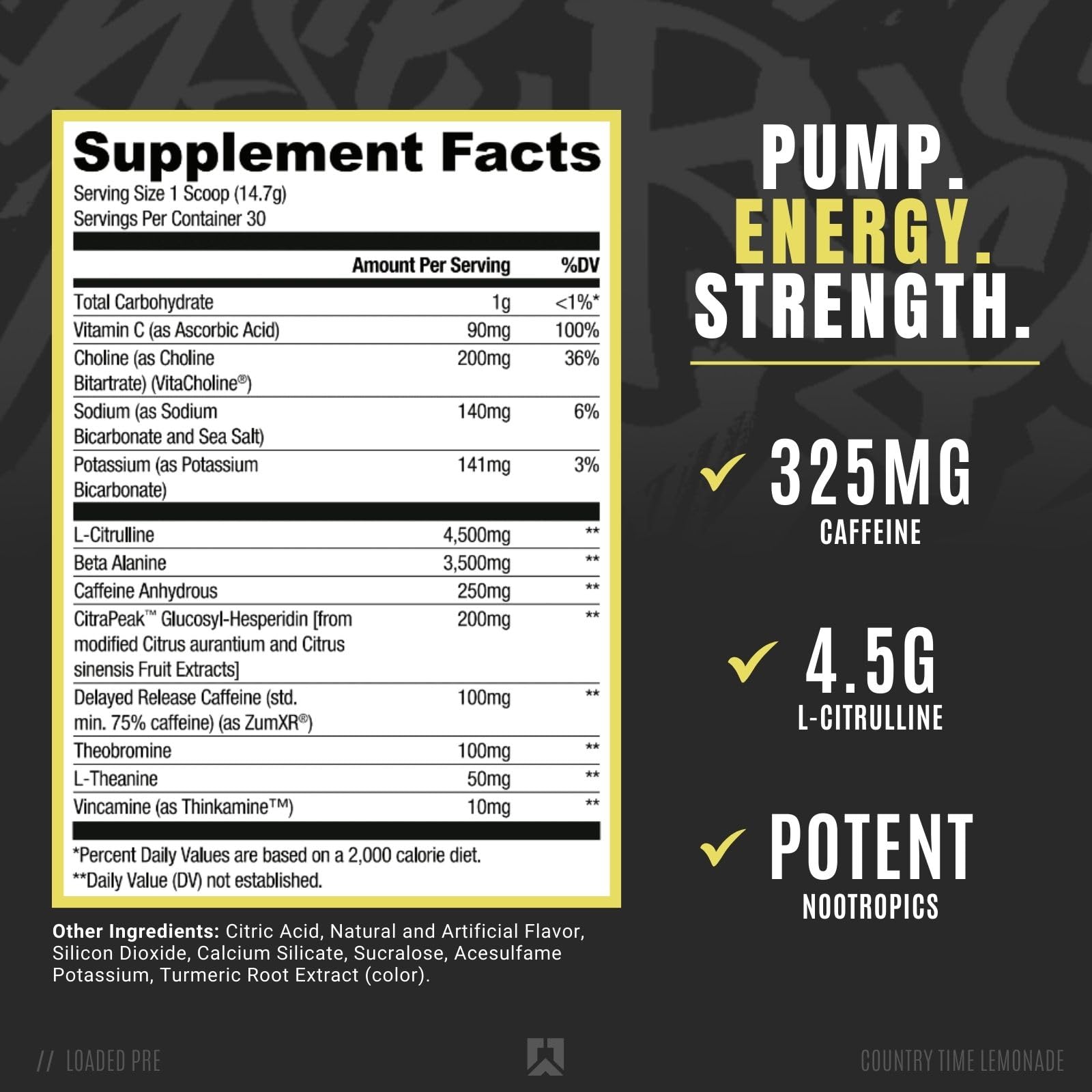 RYSE Up Supplements Loaded Pre Workout Powder Supplement for Men & Women - Maple Wellness Supplements