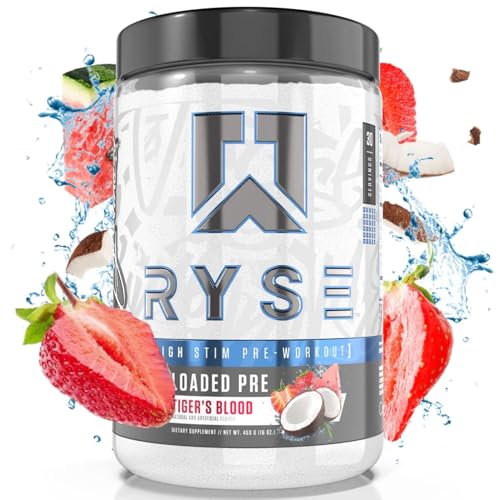 RYSE Up Supplements Loaded Pre Workout Powder Supplement for Men & Women - Maple Wellness Supplements
