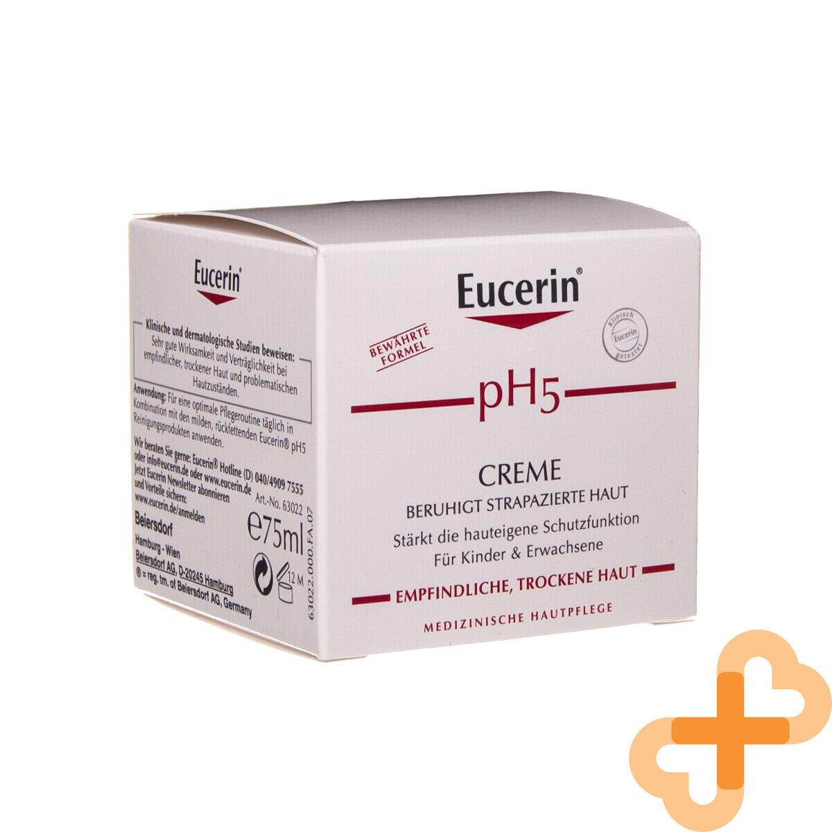 EUCERIN PH5 Dry Sensitive Skin Cream Face Body 75ml Reduces Sensitivity EucerinBuy Supplements Australia