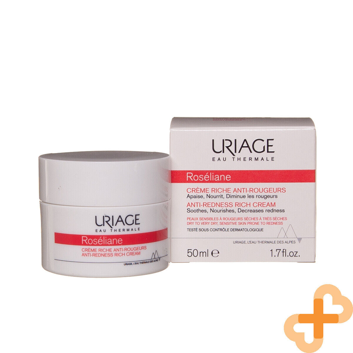 Uriage Roseliane Anti-Redness Rich Cream 40ml Sensitive Skin Dry Soothe UriageBuy Supplements Australia