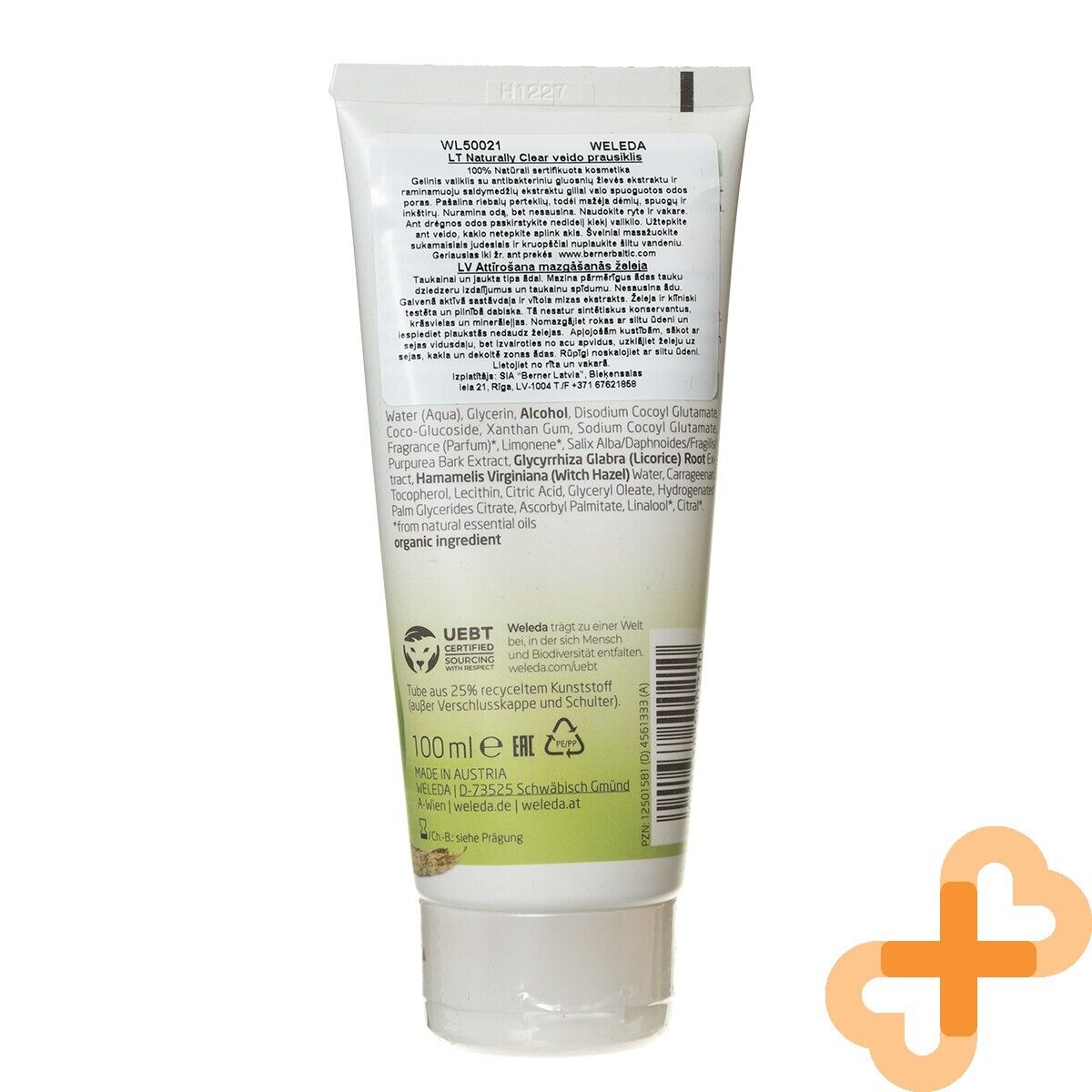 WELEDA Naturally Clear Purifying Gel Cleanser 100ml For Acne Prone Oily WeledaBuy Supplements Australia