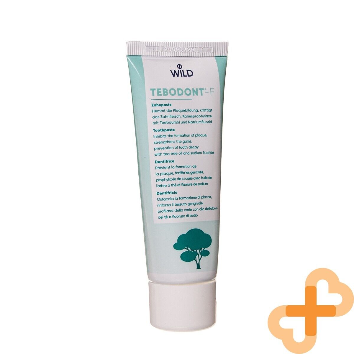 DR. WILD TEBODONT Toothpaste with Tea Tree Oil Strengthens Gums 75 ml DR. WILDBuy Supplements Australia