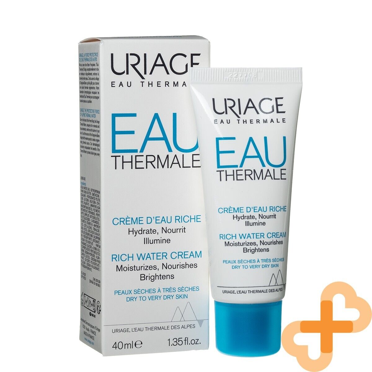 Uriage Eau Thermale Face Cream Moisturizes Brightens Replumps Nourishe UriageBuy Supplements Australia