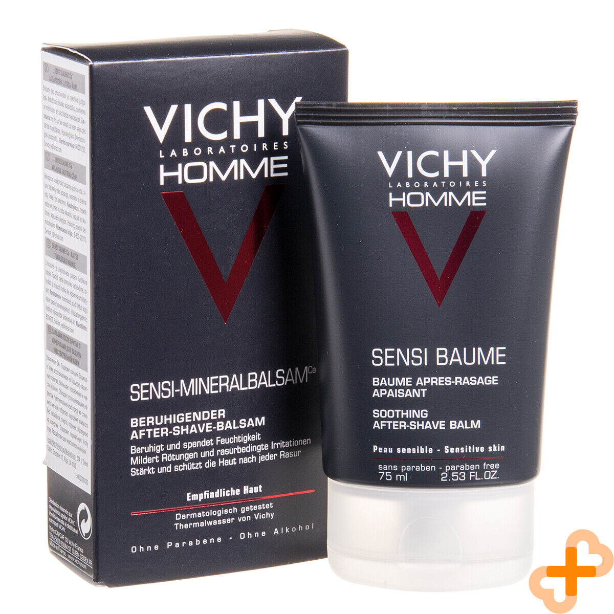 Vichy Uomo Sensi Baume Soothing After Shave Balm 75ml Sensitive Skin VichyBuy Supplements Australia