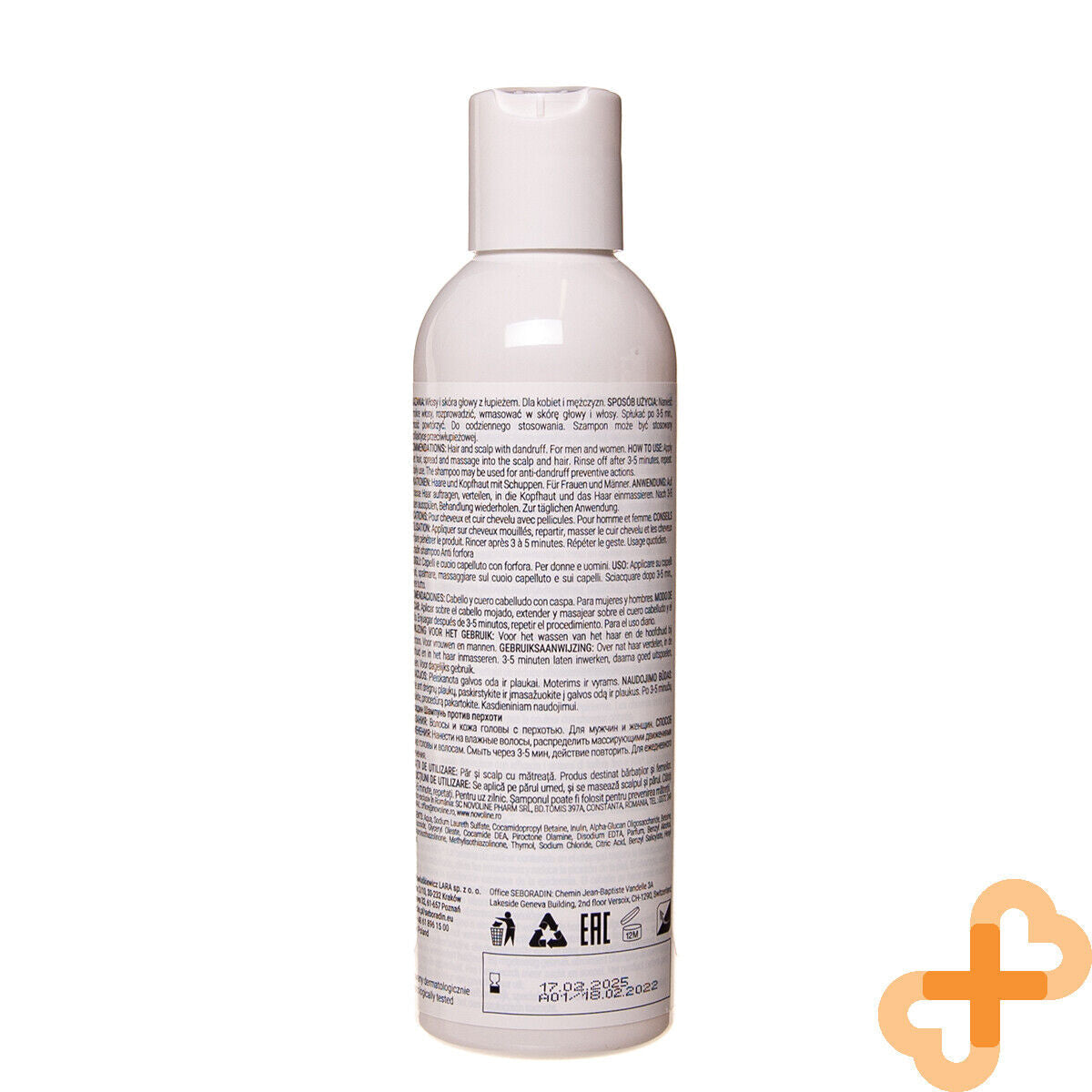 SEBORADIN Anti-Dandruff Shampoo Hair and Scalp Effective Prevention SEBORADINBuy Supplements Australia