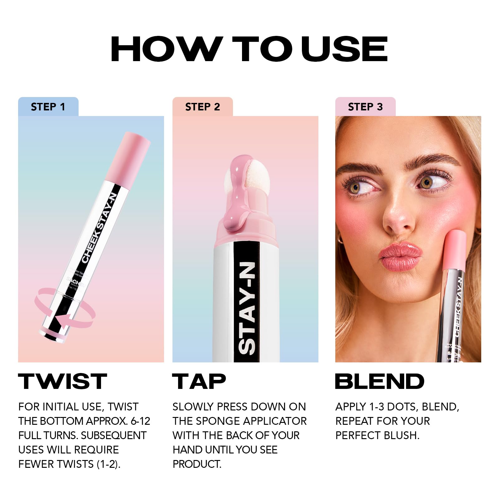 Sacheu Cheek STAY-N Liquid Blush for Cheeks — High Pigment, Buildable, Lightweight Cream Blush for Dewy & Radiant Flushed Cheeks — Long-lasting & Cruelty Free, I'm Guilty - Maple Wellness Supplements