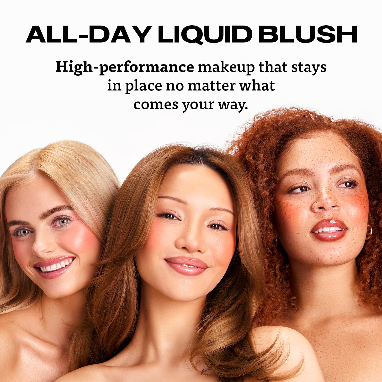 Sacheu Cheek STAY-N Liquid Blush for Cheeks — High Pigment, Buildable, Lightweight Cream Blush for Dewy & Radiant Flushed Cheeks — Long-lasting & Cruelty Free, I'm Playful - Maple Wellness Supplements