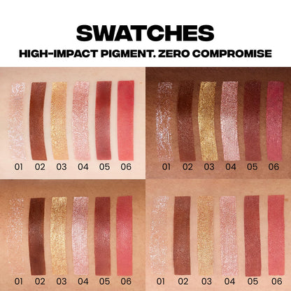 Sacheu Liquid Eyeshadow STAY-N Longwear Eye Makeup — Buildable Highly Pigmented & Blendable Eye Shadow Cream in Matte & Shimmer Finishes, Candy Dipp’d - Maple Wellness Supplements