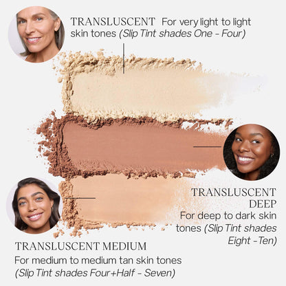 Saie Airset Radiant Loose Setting Powder - Weightless Face Powder to Set, Smooth + Diffuse Face Makeup - Formulated with Hydrating Squalane - Translucent (0.14 oz) - Maple Wellness Supplements