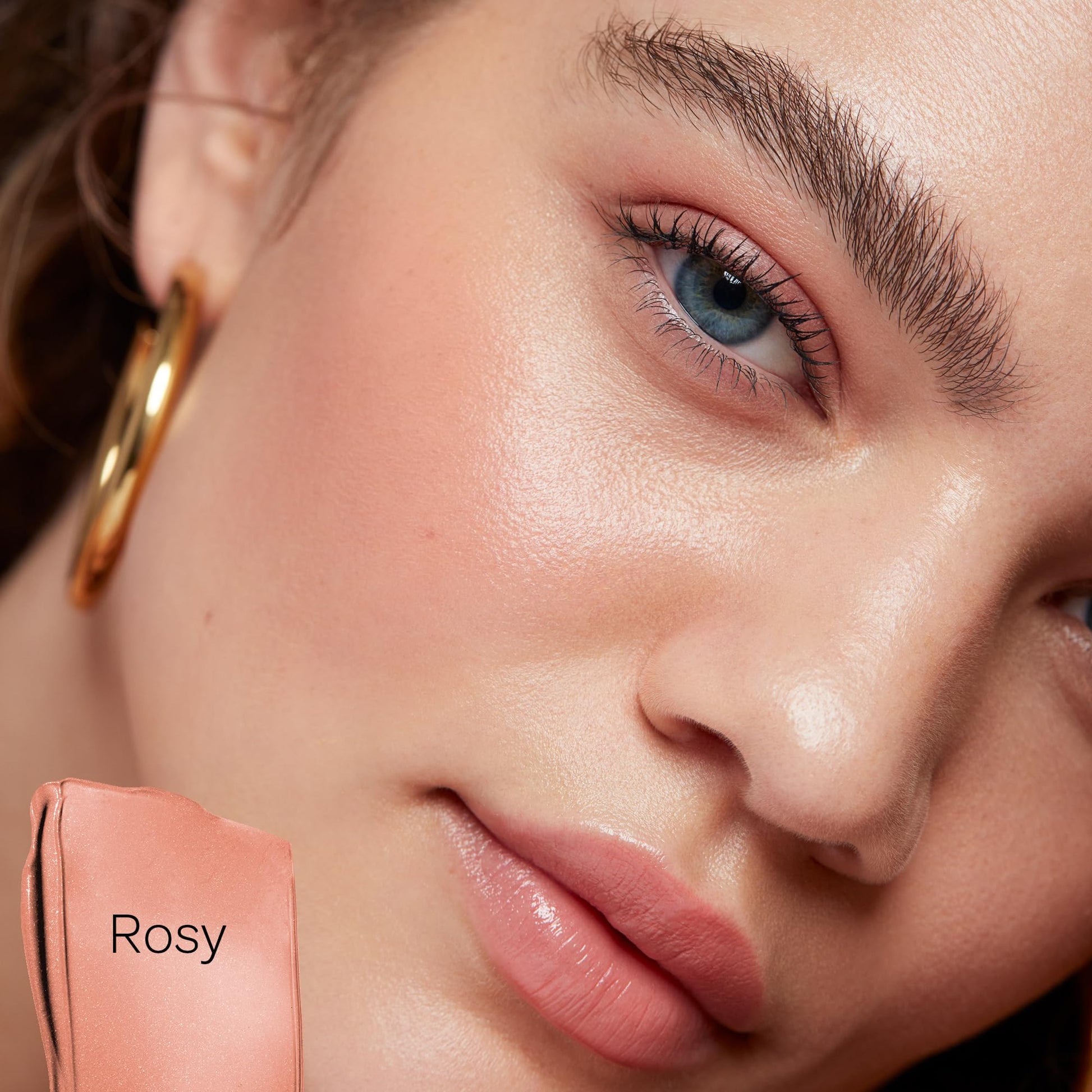 Saie Cheek Flush Duo - Dew Liquid Blush (.40 oz, Rosy), SuperSuede Baked Powder Blush (.01 oz, Mia) - Layerable, Skin-Nourishing Blushes for a Seamless Radiant Finish - Maple Wellness Supplements