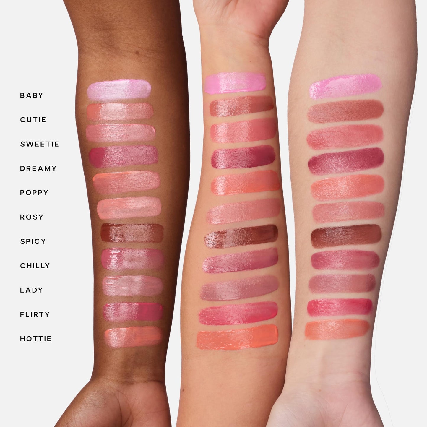 Saie Dewy Glow Duo - Dew Liquid Blush - (.40 oz, Flirty), Glossybounce Lip Gloss-Oil Hybrid (.17 oz, Burst) - Hydrating, Vegan Makeup for Radiant Cheeks & Lips - Maple Wellness Supplements