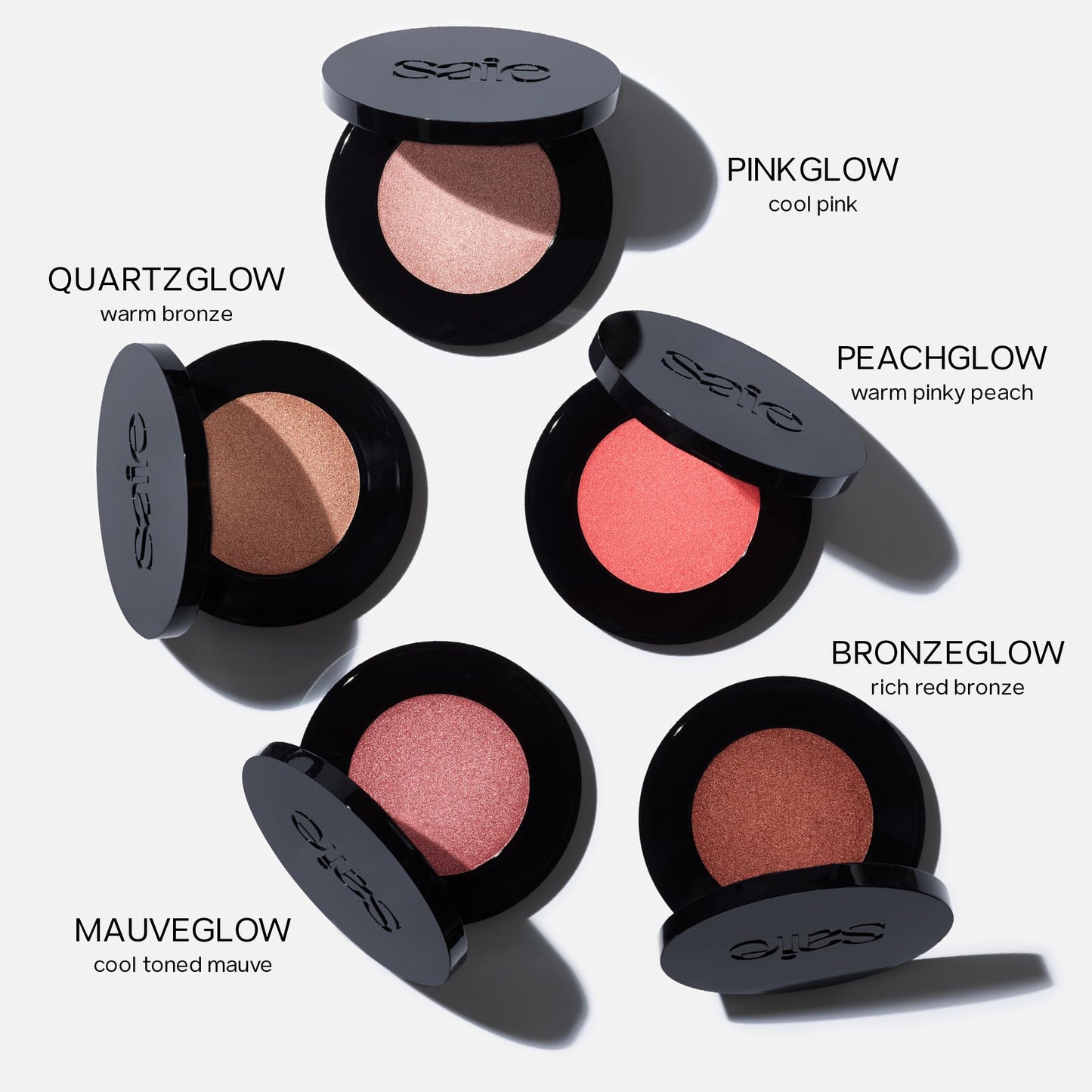 Saie Glow Sculpt Multi-Use Highlighter + Cream Blush - Lightweight Highlighter Makeup with Hyaluronic Acid + Micropearl for Radiant, Glowing Skin - Mauveglow (.02 oz) - Maple Wellness Supplements